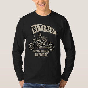 Biker-Motorrad-Rentnerplan, um Vintage-C zu fahren T-Shirt