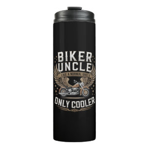 Biker Onkel Motorrad Vatertag Thermosbecher