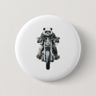 Biker Panda Button