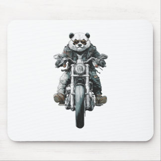 Biker Panda Mousepad