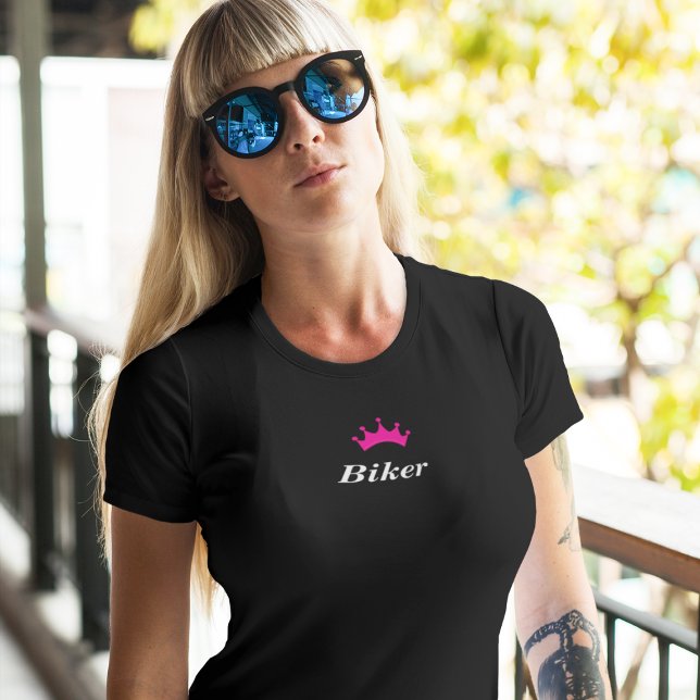 Biker Queen Motorrad T - Shirt (Von Creator hochgeladen)