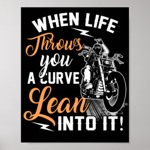 Biker Quotes Sarcastic Motorradfahrer Poster