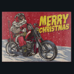 Biker Santa Christmas Cutting Board Schneidebrett<br><div class="desc">Biker Weihnachtsbaumtafel Fügen Sie Ihrem Küchen- und Unterhaltungsbereich Stil mit einem eigenen Glasschneidebrett hinzu. Hergestellt aus handgepresstem Glass,  diese beeindruckenden Schneidebretter sind toll zum Vorbereiten und Servieren und passen mit deinem persönlichen Text,  Monogramm oder Design zu jeder Küche. Erhältlich in fünf verschiedenen Größen; macht sich auch perfekt als Einweihungsgeschenk!</div>