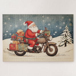 Biker Santa Puzzle