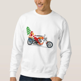 Biker Santa Riale ein Motorrad Sweatshirt