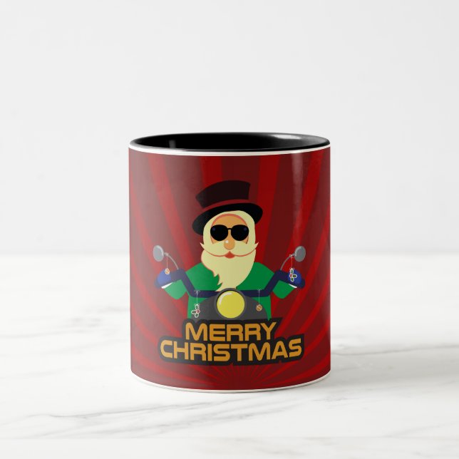 Biker Santa Tasse (Mittel)