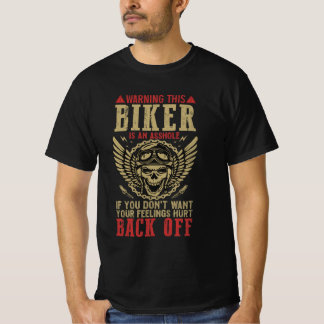 Biker-T-Shirt, authentischer Look T-Shirt