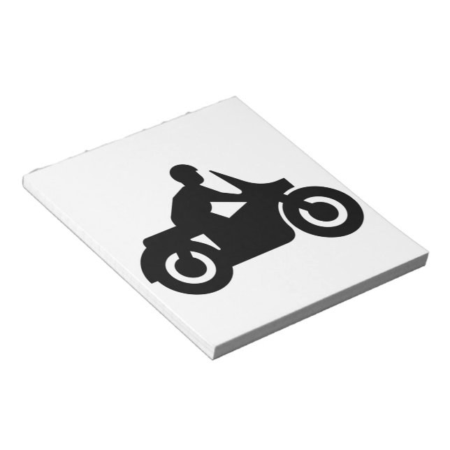 BIKER TYP NOTIZBLOCK (angewinkelt)