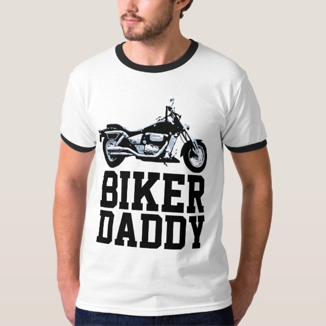BIKER VATER DADDY T - Shirt (Vorderseite)
