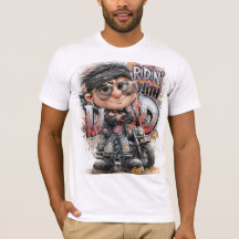 Biker-Vater Motorradfahren
