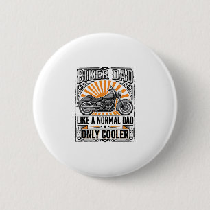 Biker-Vater Vintage-Motorrad-Vektordesign_1 Button