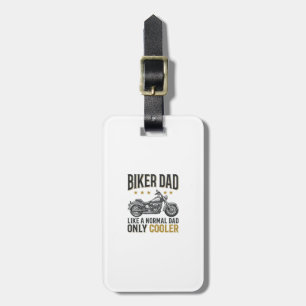 Biker-Vater Vintage-Motorrad-Zitat-Shirt_1 Gepäckanhänger