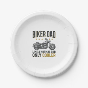 Biker-Vater Vintage-Motorrad-Zitat-Shirt_1 Pappteller