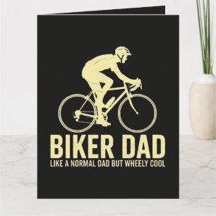 Biker-Vater wie ein normaler Vater Dankeskarte