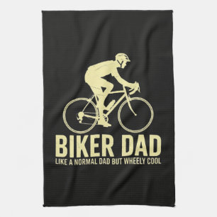 Biker-Vater wie ein normaler Vater Geschirrtuch
