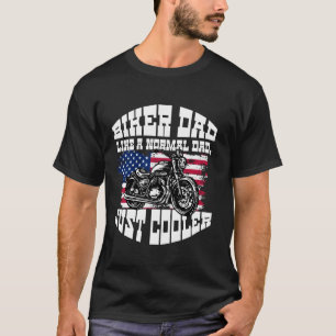 Biker-Vater, wie ein normaler Vater, nur cooler, V T-Shirt