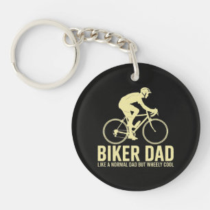 Biker-Vati wie ein normaler Vater Schlüsselanhänger