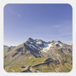 biker´s Punkt, grossglockner Quadratischer Aufkleber