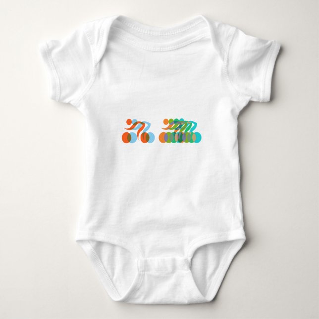 Bikerfreak Baby Strampler (Vorderseite)
