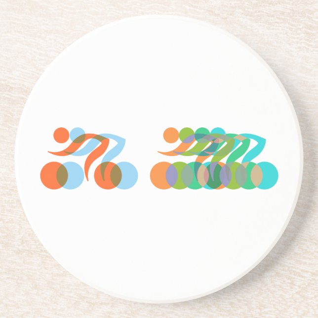 Bikerfreak Untersetzer (Vorne)