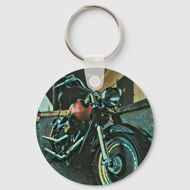 Bikergeschenke Schlüsselanhänger (Vorderseite)
