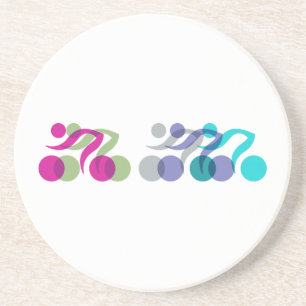 Bikergruppe Sandstein Untersetzer