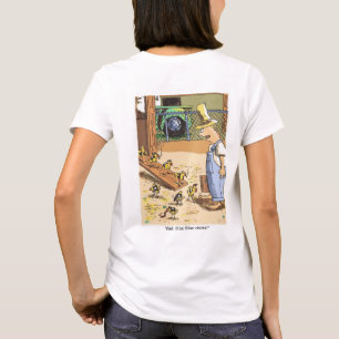 Bikermädchen Weiße T - Shirt zurück