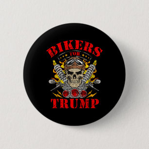 Bikers For Trump Motorradclub-Mitglieder Button