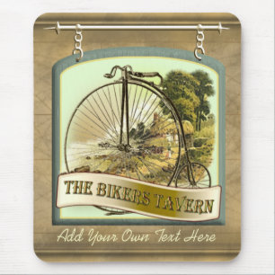 Bikers Tavern Pub-Schild Mauspad