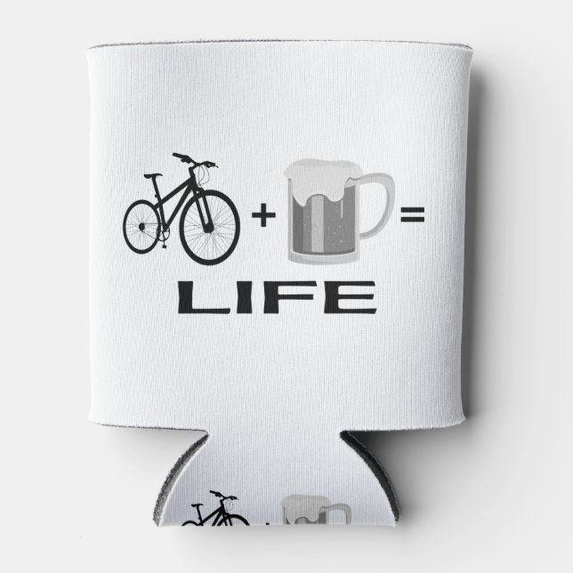 Bikes & Bier! Dosenkühler (Vorderseite)