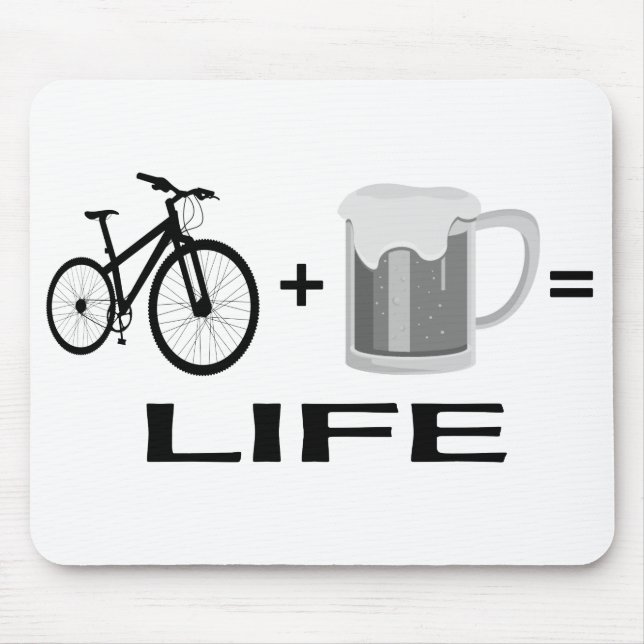 Bikes & Bier! Mousepad (Vorne)