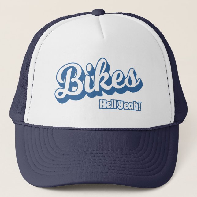 Bikes Hell Yeah! Truckerkappe (Vorderseite)