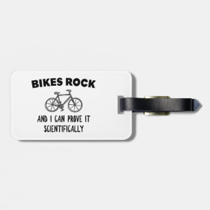 Bikes Rock und ich kann es wissenschaftlich beweis Gepäckanhänger