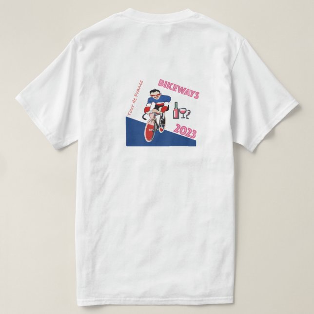 Bikeways 2023 T-Shirt (Design Rückseite)