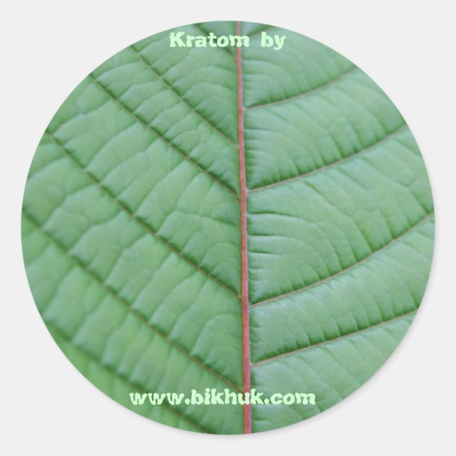 Bikhuk Kratom Sticker (Vorderseite)