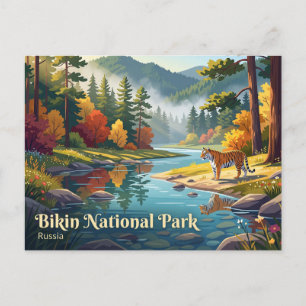 Bikin-Nationalpark Russland Postkarte