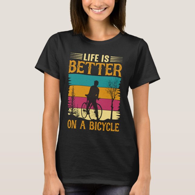 Biking and Cycling   14 T-Shirt (Vorderseite)