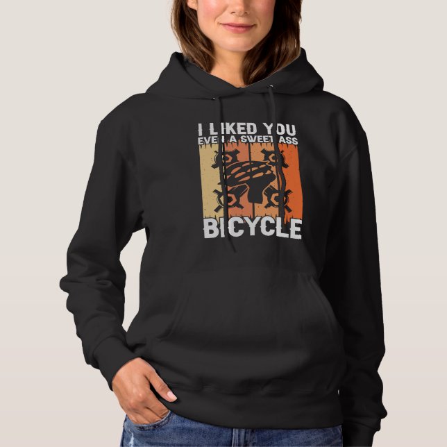 Biking and Cycling Hoodie (Vorderseite)