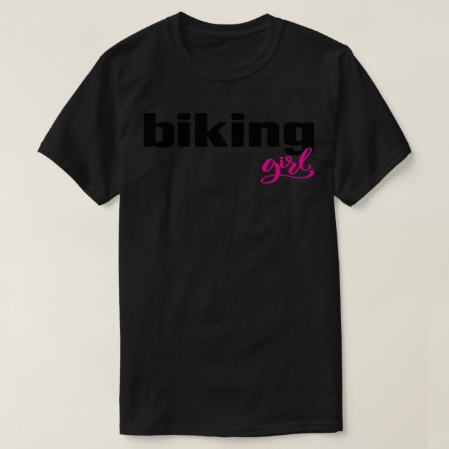 Biking Girl T-Shirt (Design vorne)