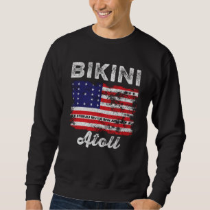 Bikini-Atollfahne gebeutelt Bikini-Flagge Sweatshirt
