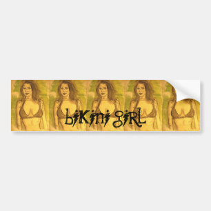Bikini Autoaufkleber