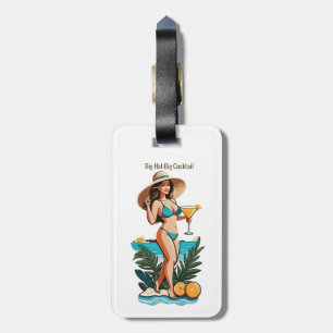 Bikini Babe Big Hat - Big Cocktail Thunder_Cove Gepäckanhänger