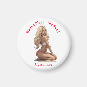 Bikini Beach Girl Thunder_Cove Magnet