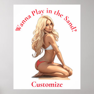 Bikini Beach Girl Thunder_Cove Poster