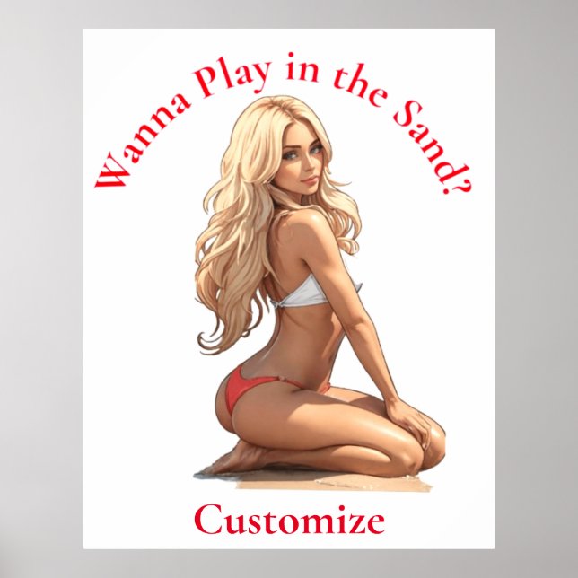 Bikini Beach Girl Thunder_Cove Poster (Vorne)