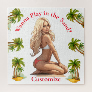 Bikini Beach Girl Thunder_Cove Puzzle