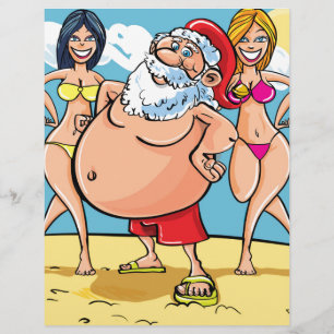 Bikini Beach Santa Claus