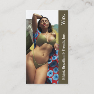 Bikini Brasilianisches Wachs Foto Olivenbaum Punch Treuekarte