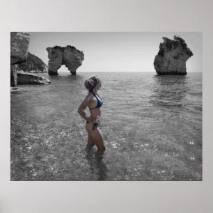 Bikini-Girl-Foto-Poster Poster