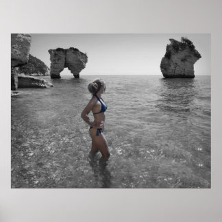 Bikini-Girl-Foto-Poster Poster